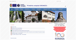 Desktop Screenshot of geoagiu.ro
